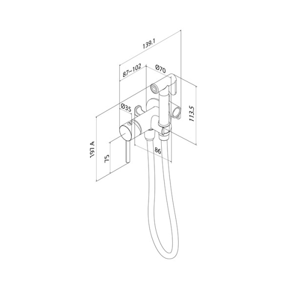 Смеситель с гигиеническим душем Iddis Axes золотой (005MGR0i08) Смеситель с гигиеническим душем Iddis Axes золотой (005MGR0i08)