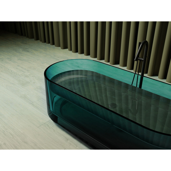 Ванна прозрачная Abber Kristall 170x75 бирюзовая (AT9708Aquamarin) Ванна прозрачная Abber Kristall 170x75 бирюзовая (AT9708Aquamarin)