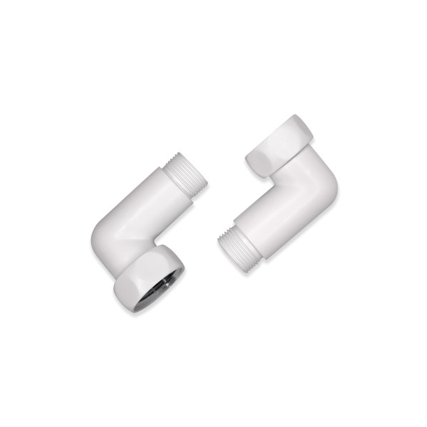 Соединение угловое Indigo г/ш 1"х3/4" белый матовый, пара (741SCH1005BM) Соединение угловое Indigo г/ш 1"х3/4" белый матовый, пара (741SCH1005BM)