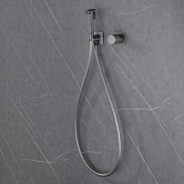 Смеситель с гигиеническим душем Abber Rund никель (AF8725NG)