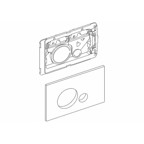 Клавиша смывная BelBagno Sfera хром глянцевый (BB015-SR-CHROME)