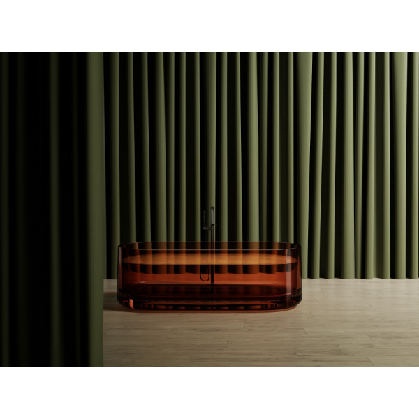 Ванна прозрачная Abber Kristall 170x75 коричневая (AT9708Opal) Ванна прозрачная Abber Kristall 170x75 коричневая (AT9708Opal)