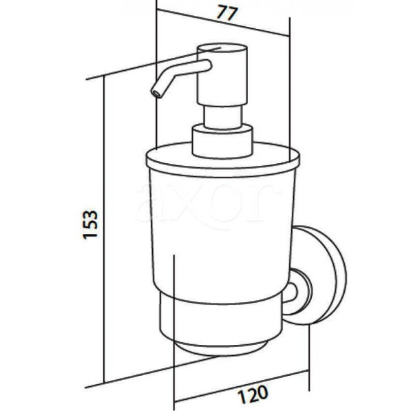 Дозатор для жидкого мыла AM.PM Bliss (A5536900) Дозатор для жидкого мыла AM.PM Bliss (A5536900)