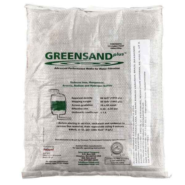 Загрузка каталитическая фильтрующая Greensand Plus (20 кг.) (40062)