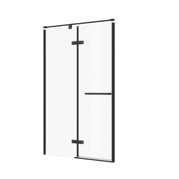 Душевая дверь Roca Akropolis 120x200  L стекло прозрачное, профиль черный матовый (Z.RU93.0.779.9)