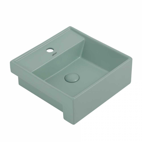 Раковина накладная Abber Rechteck светло-зеленая матовая (AC2208MCG) Раковина накладная Abber Rechteck светло-зеленая матовая (AC2208MCG)