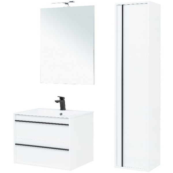 Тумба подвесная Aquanet Lino 70 белый матовый (00253902)