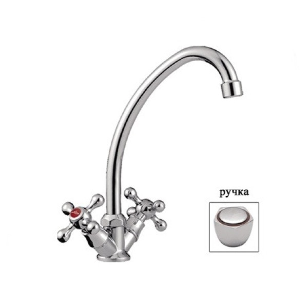 Смеситель для кухни Ledeme хром (L4009)