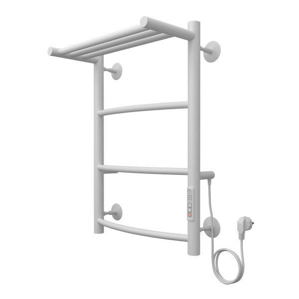 Полотенцесушитель электрический Azario Verona 400x600 белый Полотенцесушитель электрический Azario Verona 400x600 белый