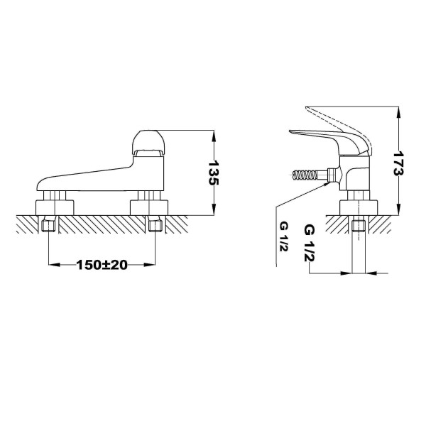 Смеситель для душа Teka Itaca 672310200