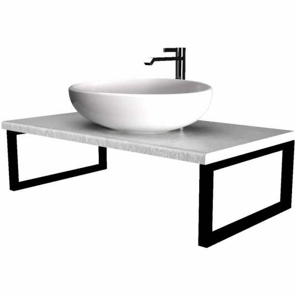 Столешница 1Marka Grunge Loft 1000*480*255 бетон светлый (У85841) Столешница 1Marka Grunge Loft 1000*480*255 бетон светлый (У85841)