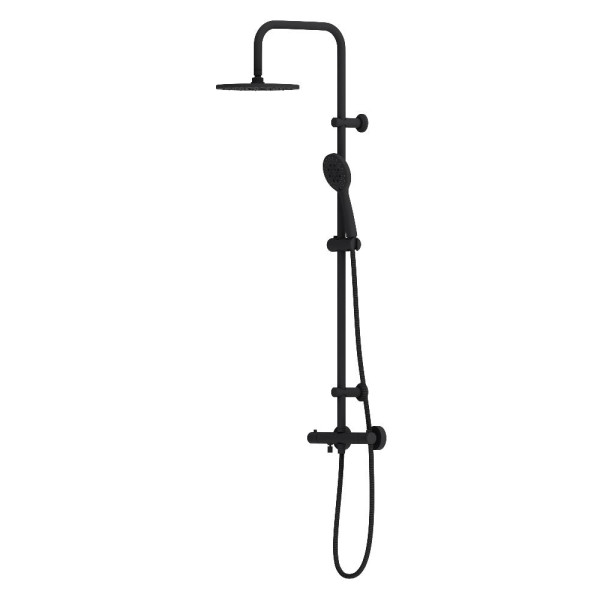 Душевая система Dorff Futura с душевым набором черный (D0710522)