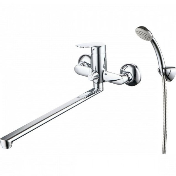 Смеситель для ванны и душа Milardo Horizont с душевым комплектом, хром (HORSB02M10) Смеситель для ванны и душа Milardo Horizont с душевым комплектом, хром (HORSB02M10)