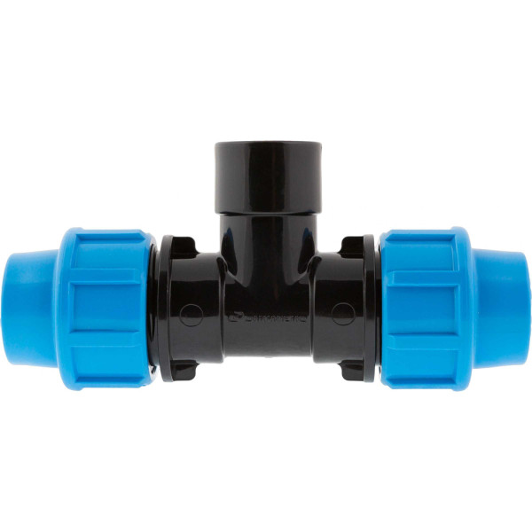 Тройник 20*1/2"В*20 Джилекс (для п/э трубы, PP) (9420) Тройник 20*1/2"В*20 Джилекс (для п/э трубы, PP) (9420)