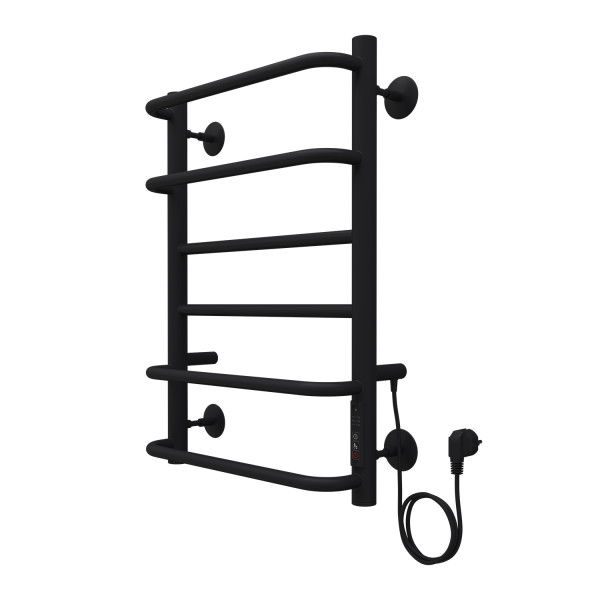 Полотенцесушитель электрический Azario Milan 400x600 черный Полотенцесушитель электрический Azario Milan 400x600 черный