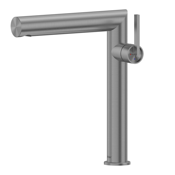 Смеситель для раковины Abber Perfekte 316 оружейная сталь брашированная (AF8A11BGG-L)