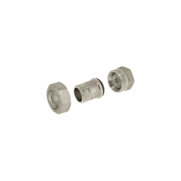 Сгон прямой (американка) 1 1/2" ВН General Fittings (никель) 2700I2N141400A