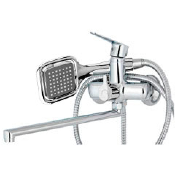 Смеситель для ванны и душа Melodia Moderno с душевым гарнитуром (MDV 35141) Смеситель для ванны и душа Melodia Moderno с душевым гарнитуром (MDV 35141)