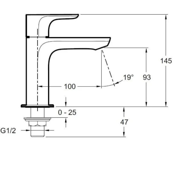 Смеситель для раковины Jacob Delafon Aleo хром (E72288-CP)