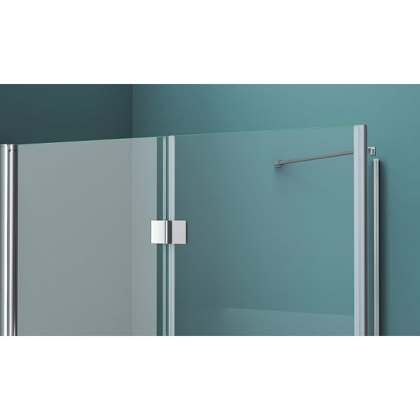 Душевой уголок BelBagno Albano 100x100 стекло прозрачное, профиль хром (ALBANO-AS-1-100-C-Cr)