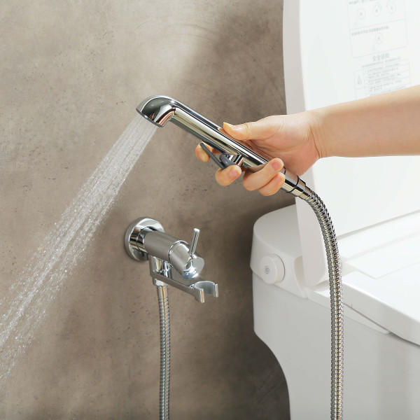 Смеситель с гигиеническим душем Aquatek Ника хром (AQ1819CR)
