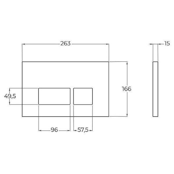 Инсталляция для унитаза с клавишей BelBagno белый (BB026/BB042BL)