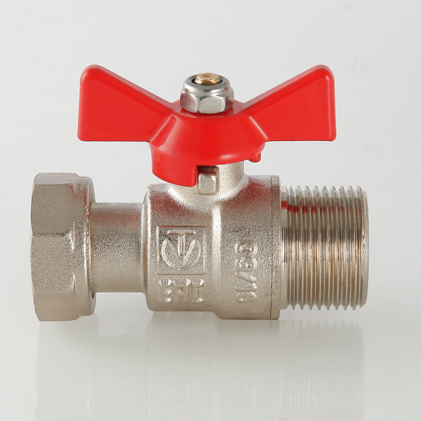 Кран 1/2" ВН шаровый с накидной гайкой Valtec (красная бабочка) VT.260.N.0404 Кран 1/2" ВН шаровый с накидной гайкой Valtec (красная бабочка) VT.260.N.0404