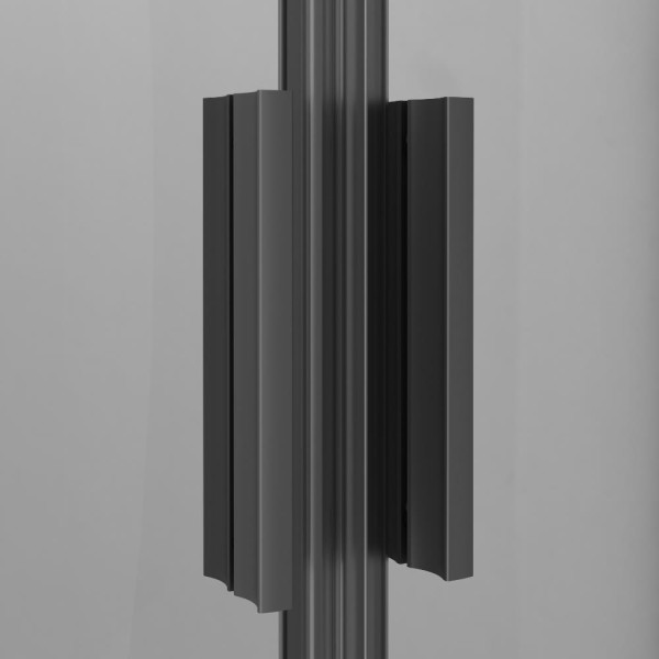 Душевой уголок AM.PM Gem 100x100x200 стекло прозрачное, профиль черный матовый (W90G-401-100BT)