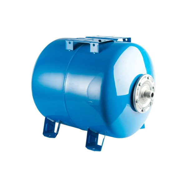 Бак расширительный для систем водоснабжения Stout 100 л. (10 бар, синий, горизонтальный) (STW-0003-000100)