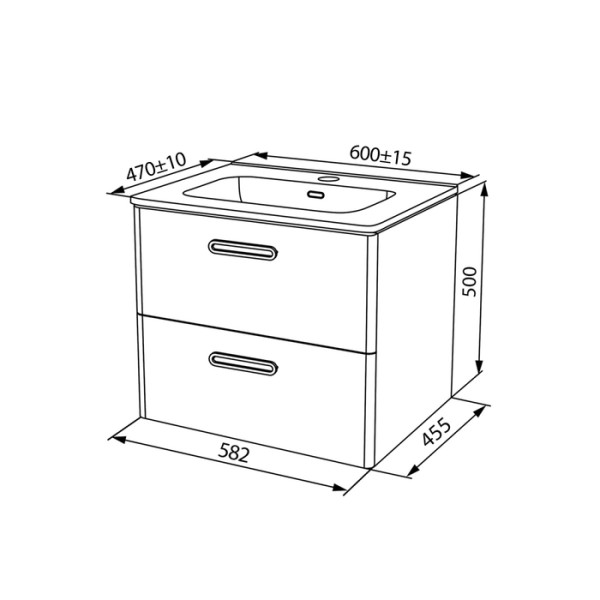 Тумба подвесная Iddis Brick 60 с раковиной, белая (BRI60W0i95K) Тумба подвесная Iddis Brick 60 с раковиной, белая (BRI60W0i95K)