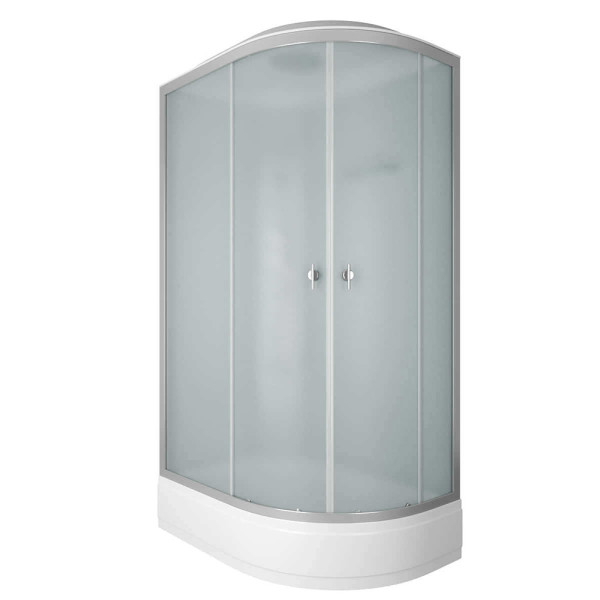 Душевая кабина Eco 80x120 стекло матовое, профиль хром матовый (NG-3324-14L) Душевая кабина Eco 80x120 стекло матовое, профиль хром матовый (NG-3324-14L)