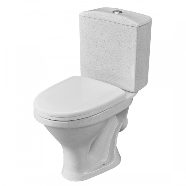 Унитаз-компакт Santeri Вест крап на белом 375x626x780 с сиденьем полипропилен крап на белом (1.P201.8.S01.00B.F)