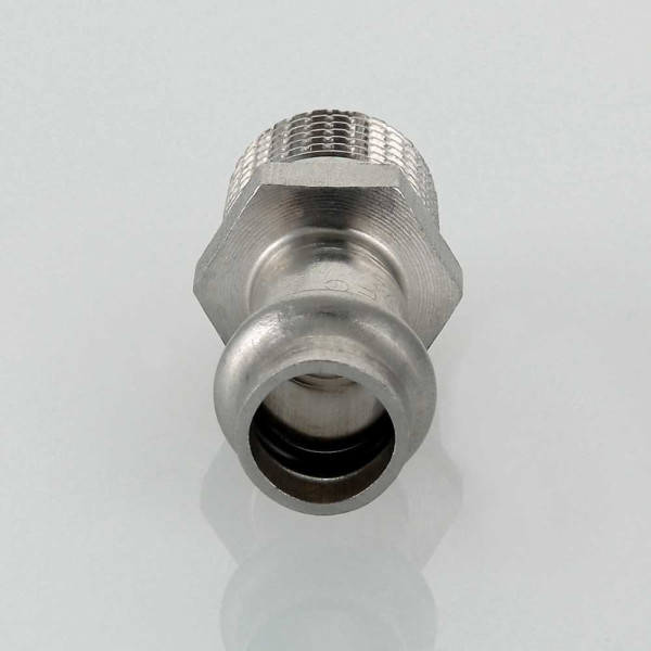 Переход Valtec 22*1/2"Н (нерж.ст., пресс) (VTi.901.I.002204)