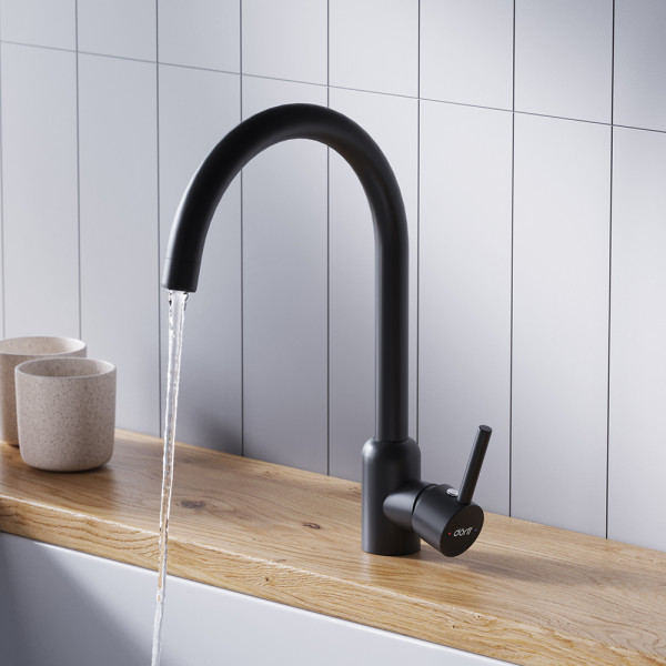 Смеситель для кухни Dorff Logic черный (D3007022) Смеситель для кухни Dorff Logic черный (D3007022)