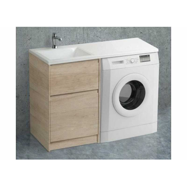 Тумба напольная BelBagno Kraft-LVD-58/120-L Rovere Nebrasca Nature (KRAFT-LVD-580/1200-2C-PIA-RNN)