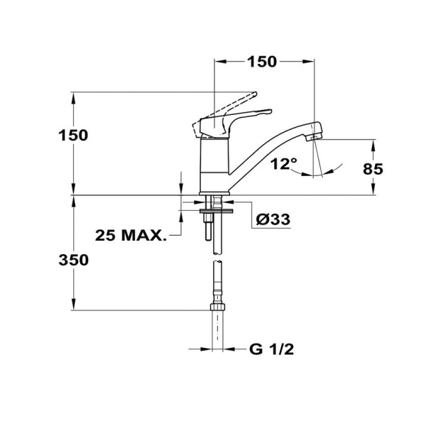 Смеситель для раковины Mofem Junior 110 Evo (150-0059-50)