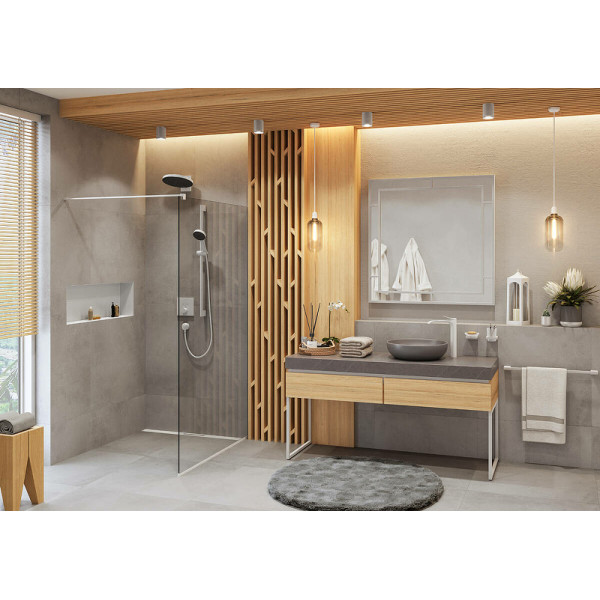 Смеситель для душа Hansgrohe Select с термостатом белый (15763700)