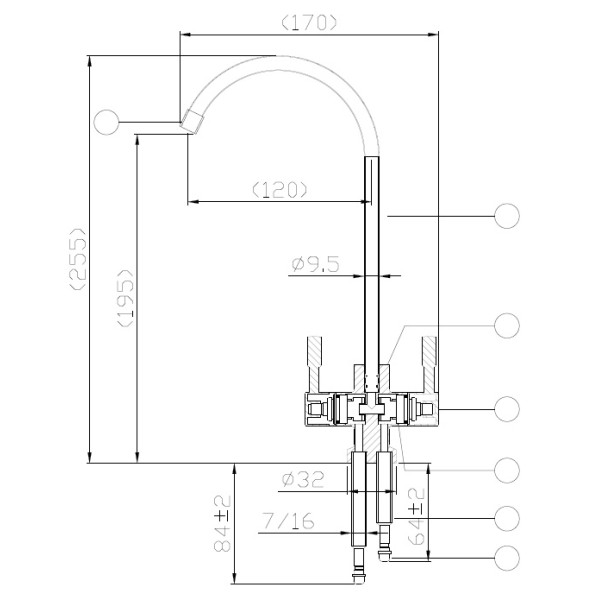 Кран Гейзер FlowMaster Duo (25747)