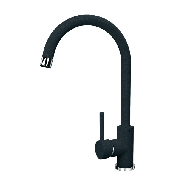 Смеситель для кухни Florentina Альфа Fg черный (313.01H.1123.102) Смеситель для кухни Florentina Альфа Fg черный (313.01H.1123.102)