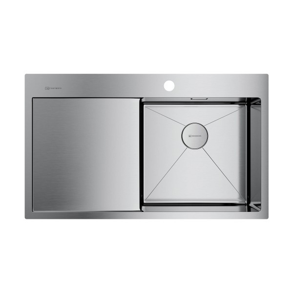 Мойка для кухни врезная Omoikiri Akisame 86-IN-R 860х510 нержавеющая сталь (4993763) Мойка для кухни врезная Omoikiri Akisame 86-IN-R 860х510 нержавеющая сталь (4993763)