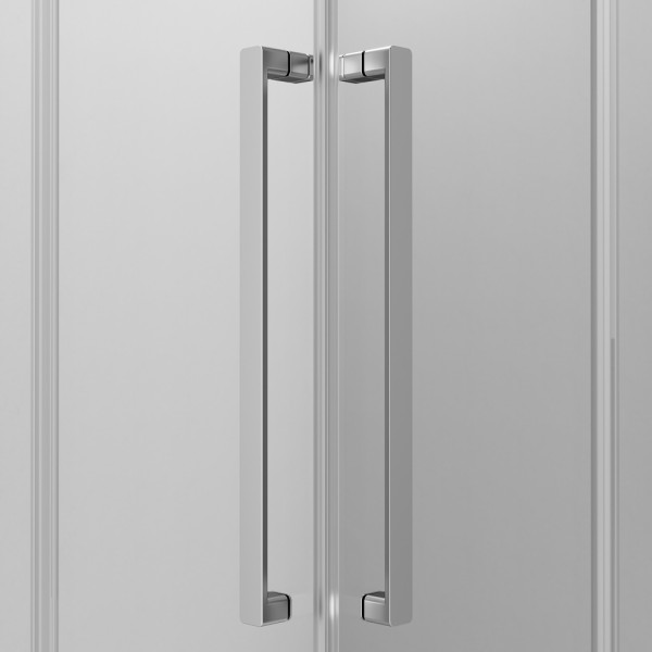 Душевой уголок AM.PM Func 87,8x200 стекло прозрачное, профиль хром матовый (W84G-403-9090-MT)