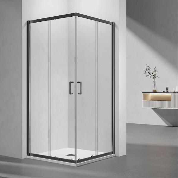 Душевой уголок RGW PA-39-Gr 800x800x1950 стекло прозрачное, профиль серый (03083988-110)
