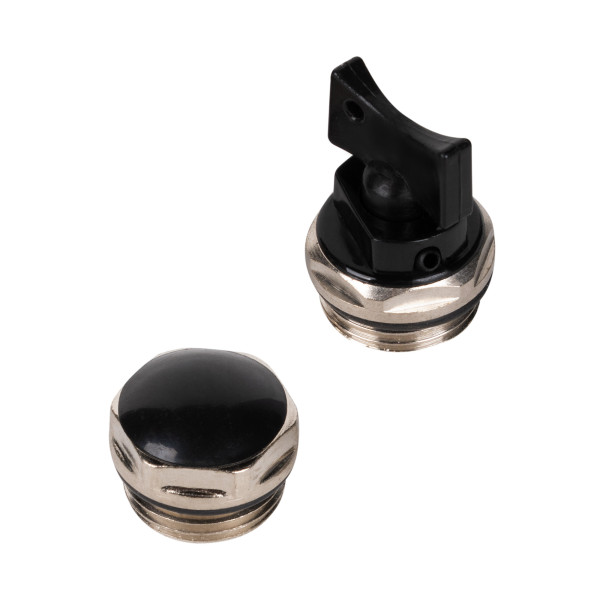 Комплект универсальный для монтажа радиатора Royal Thermo 1/2'' (черный) (RT1/2B)