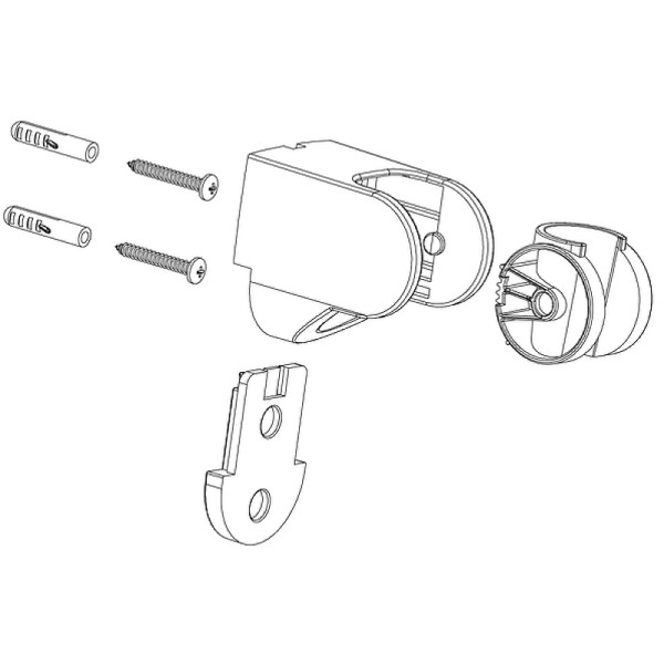 Держатель ручного душа Milardo хром (360CP00M53) Держатель ручного душа Milardo хром (360CP00M53)