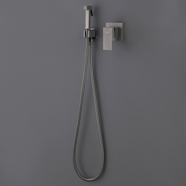 Смеситель с гигиеническим душем Abber Daheim никель (AF8225NG) Смеситель с гигиеническим душем Abber Daheim никель (AF8225NG)