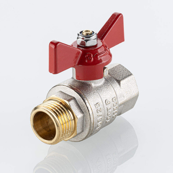 Кран 3/4" ВН шаровый Valtec Base-ГОСТ (красная бабочка) VT.218S.N.05 Кран 3/4" ВН шаровый Valtec Base-ГОСТ (красная бабочка) VT.218S.N.05