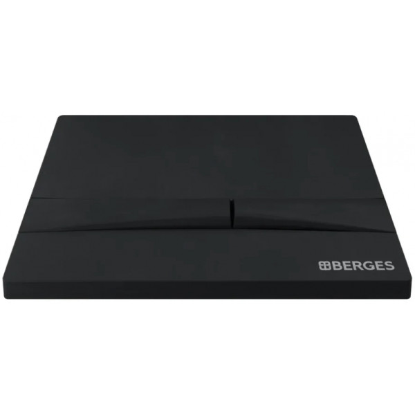 Комплект инсталляция с унитазом Berges: инсталляция NOVUM525, кнопка F5 SoftTouch черная, унитаз FLOE Rimless, сидение дюропласт Floe Slim SO,