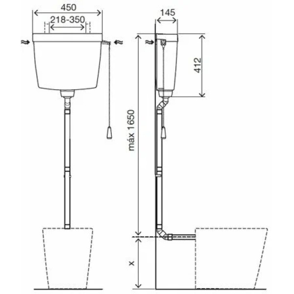 Бачок для инсталляции Oli OLiStyle белый (440141) Бачок для инсталляции Oli OLiStyle белый (440141)
