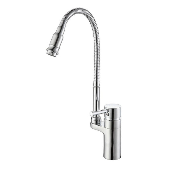 Смеситель для кухни Dlin с гибким изливом хром (D157315-Q)