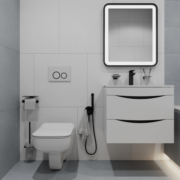 Клавиша смывная Iddis 003 Unifix белая (UNI03WBi77) Клавиша смывная Iddis 003 Unifix белая (UNI03WBi77)